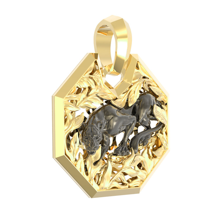 Подвеска из лимонного золота