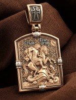 Образок из золота 585 пробы