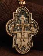 Крест из золота 585 пробы