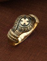 Кольцо из лимонного золота 585 пробы