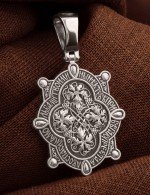 Образок из белого золота 585 пробы