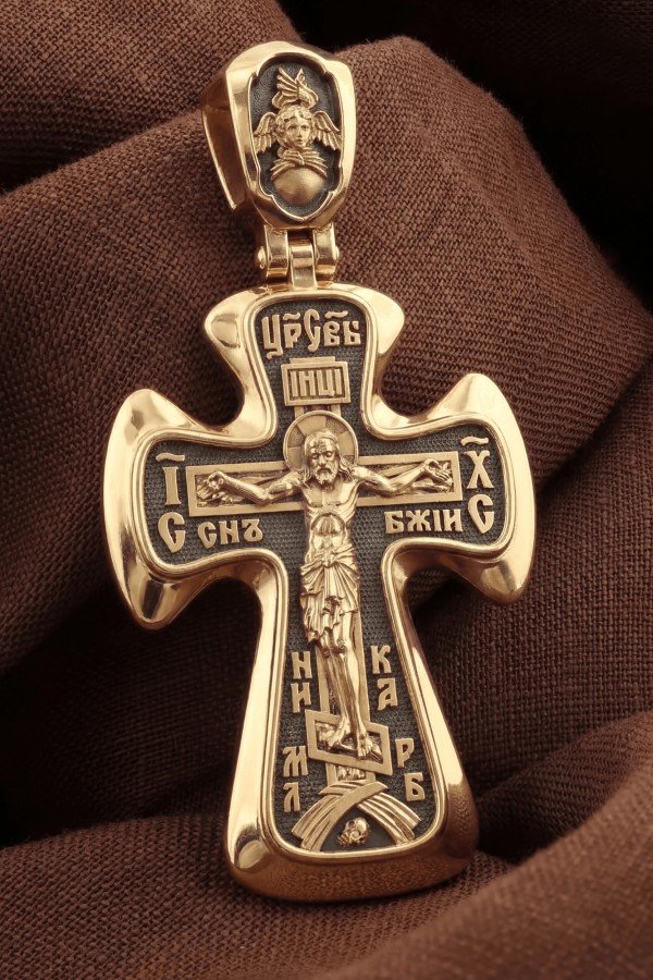 Крест из золота 585 пробы