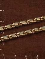 Цепь из лимонного золота 585 пробы