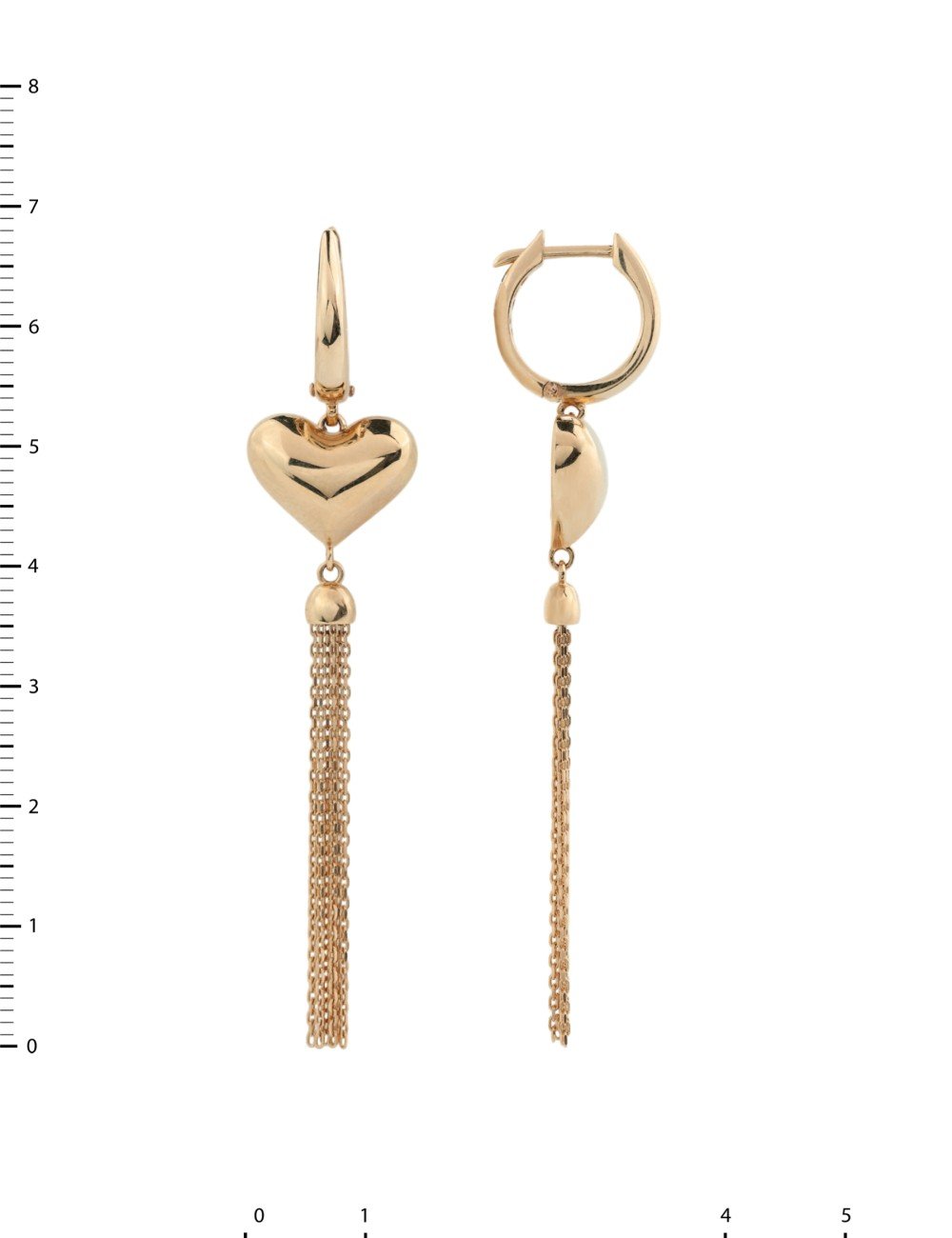 Серьги из золота 585 пробы