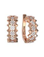 Серьги из золота 585 пробы c бриллиантами