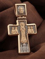 Крест из золота 585 пробы