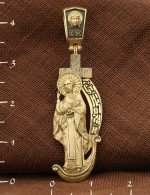 Образок из лимонного золота 585 пробы