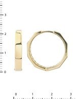 Серьги из лимонного золота 585 пробы