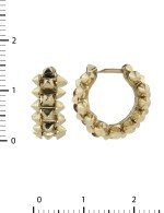 Серьги из лимонного золота 585 пробы
