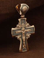 Крест из золота 585 пробы