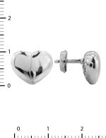 Серьги из белого золота 585 пробы