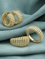 Серьги из лимонного золота 585 пробы