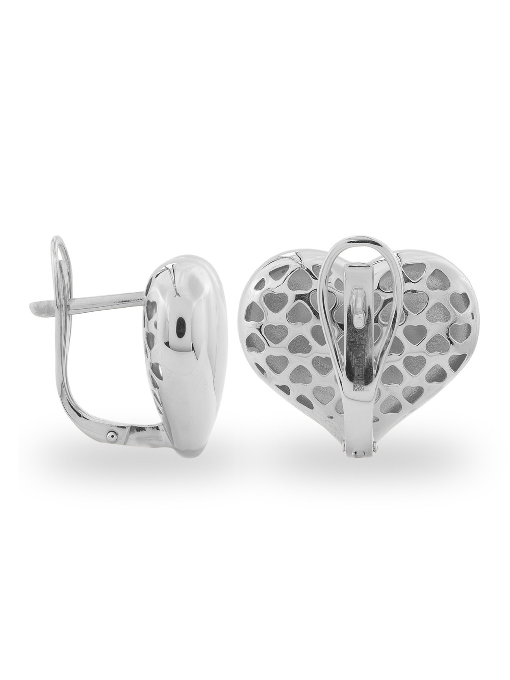 Серьги из белого золота