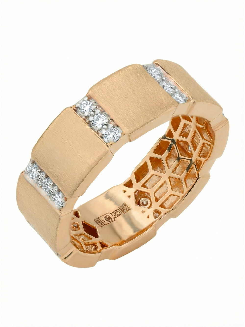 Кольцо из золота c бриллиантами