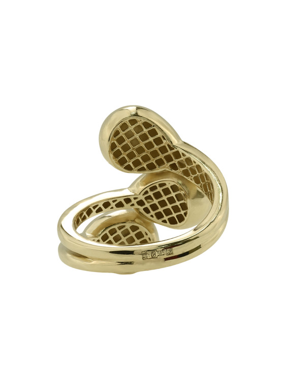 Кольцо из лимонного золота