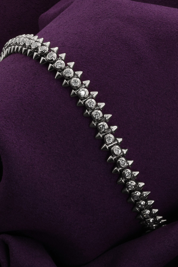 Браслет из белого золота c бриллиантами