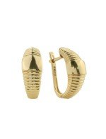 Серьги из лимонного золота 585 пробы