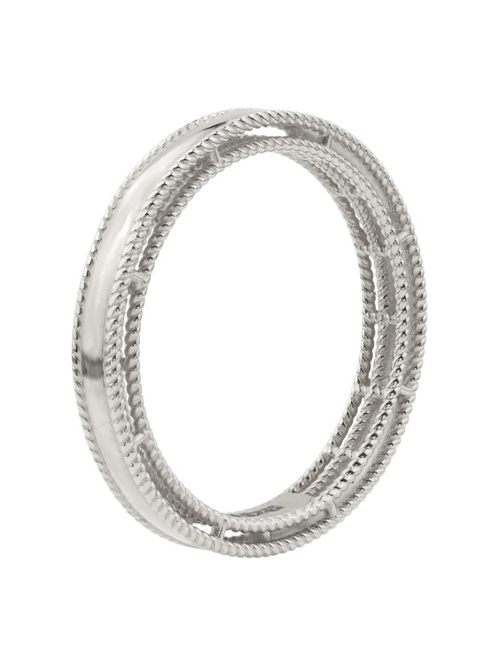 Кольцо из белого золота