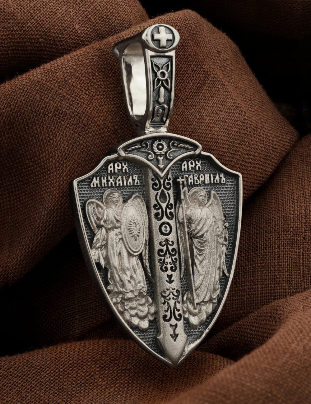 Образок из белого золота 585 пробы