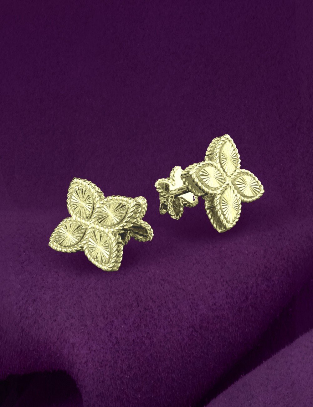 Серьги из лимонного золота 585 пробы