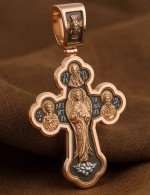 Крест из золота 585 пробы