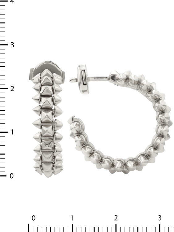 Серьги из белого золота