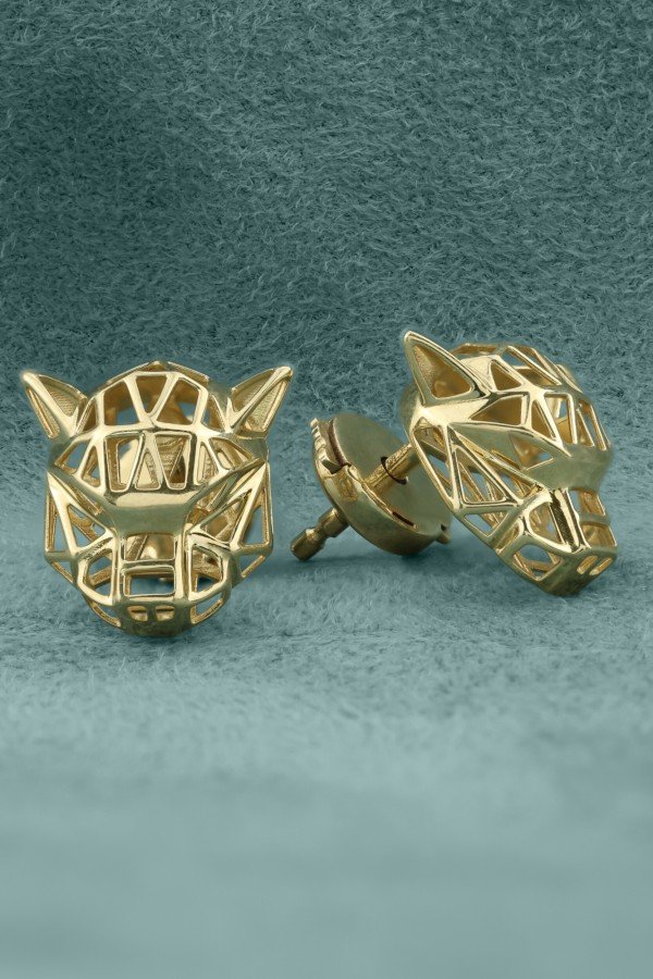 Серьги из лимонного золота 585 пробы