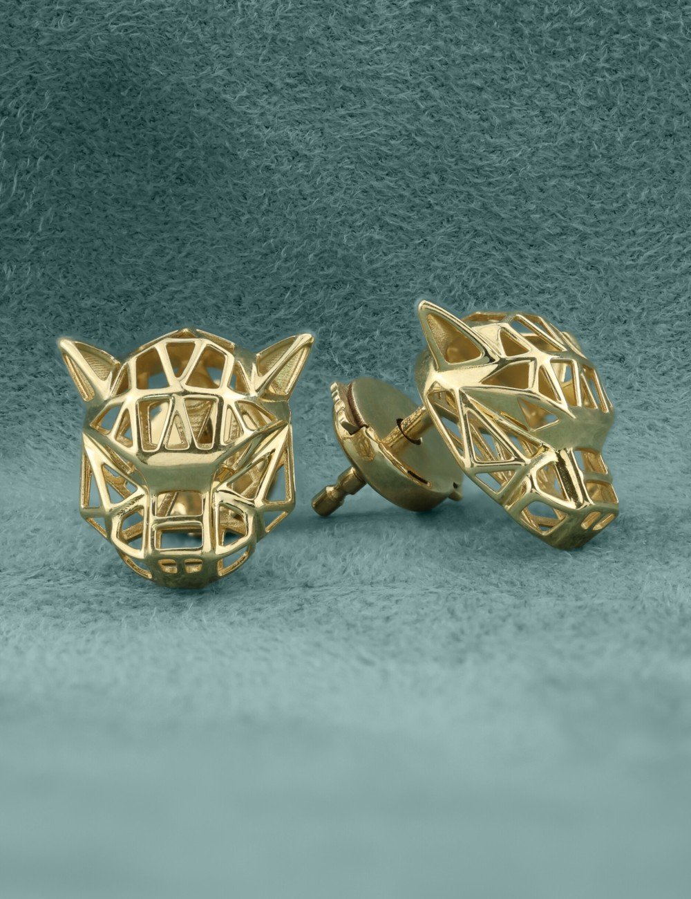 Серьги из лимонного золота 585 пробы