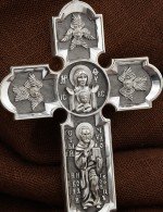 Крест из серебра 925 пробы