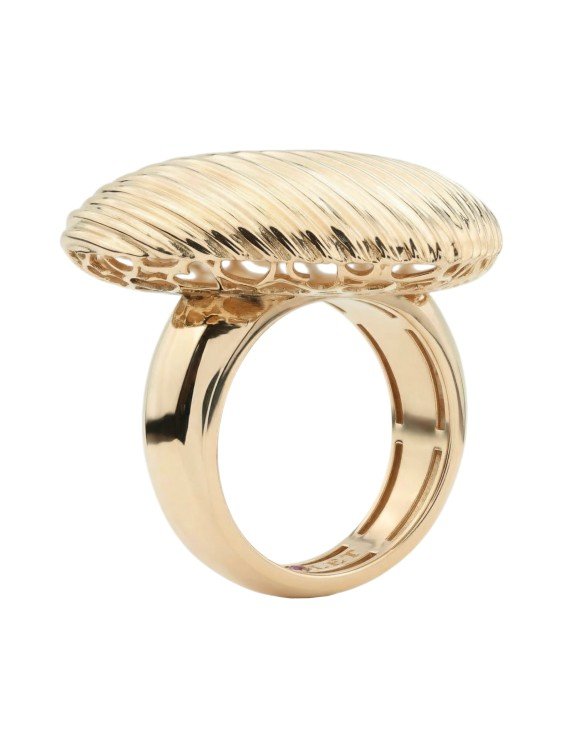 Кольцо из золота c рубином