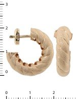 Серьги из золота 585 пробы