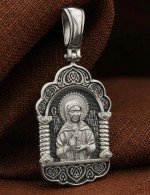 Образок из белого золота 585 пробы