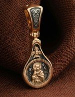 Образок из золота 585 пробы