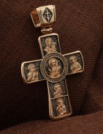 Крест из золота 585 пробы