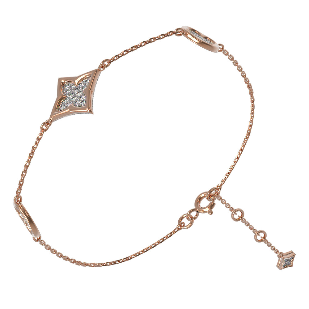 Браслет из золота c бриллиантами