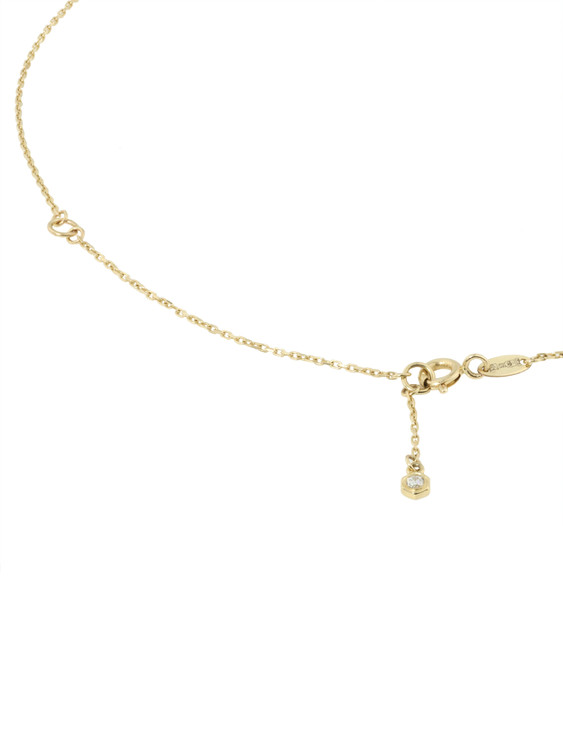 Колье из лимонного золота c бриллиантами и ониксом