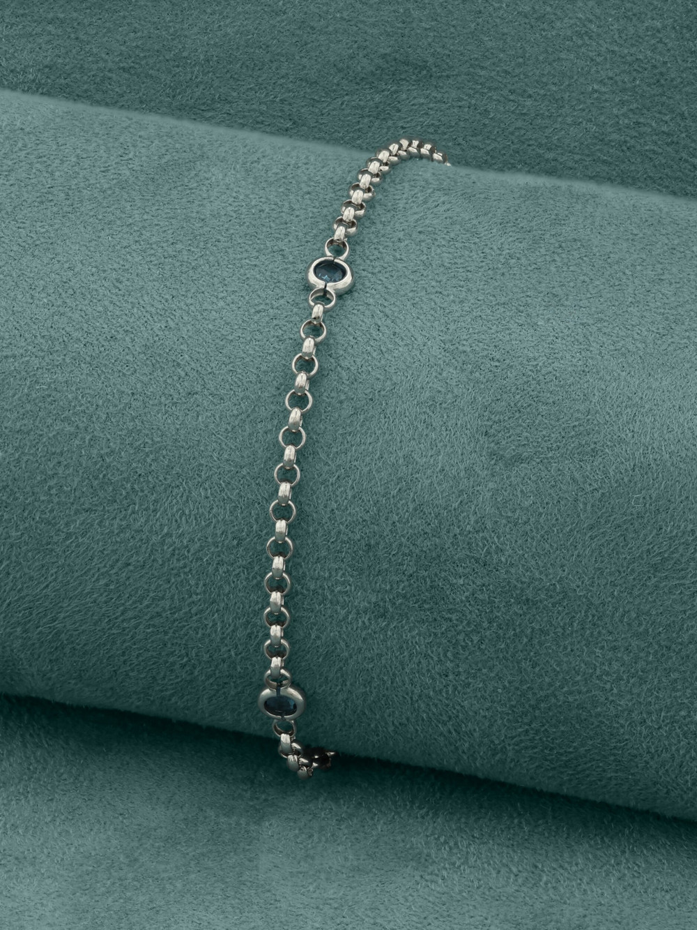 Браслет из белого золота c топазом London