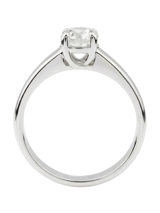 Кольцо из белого золота c бриллиантами