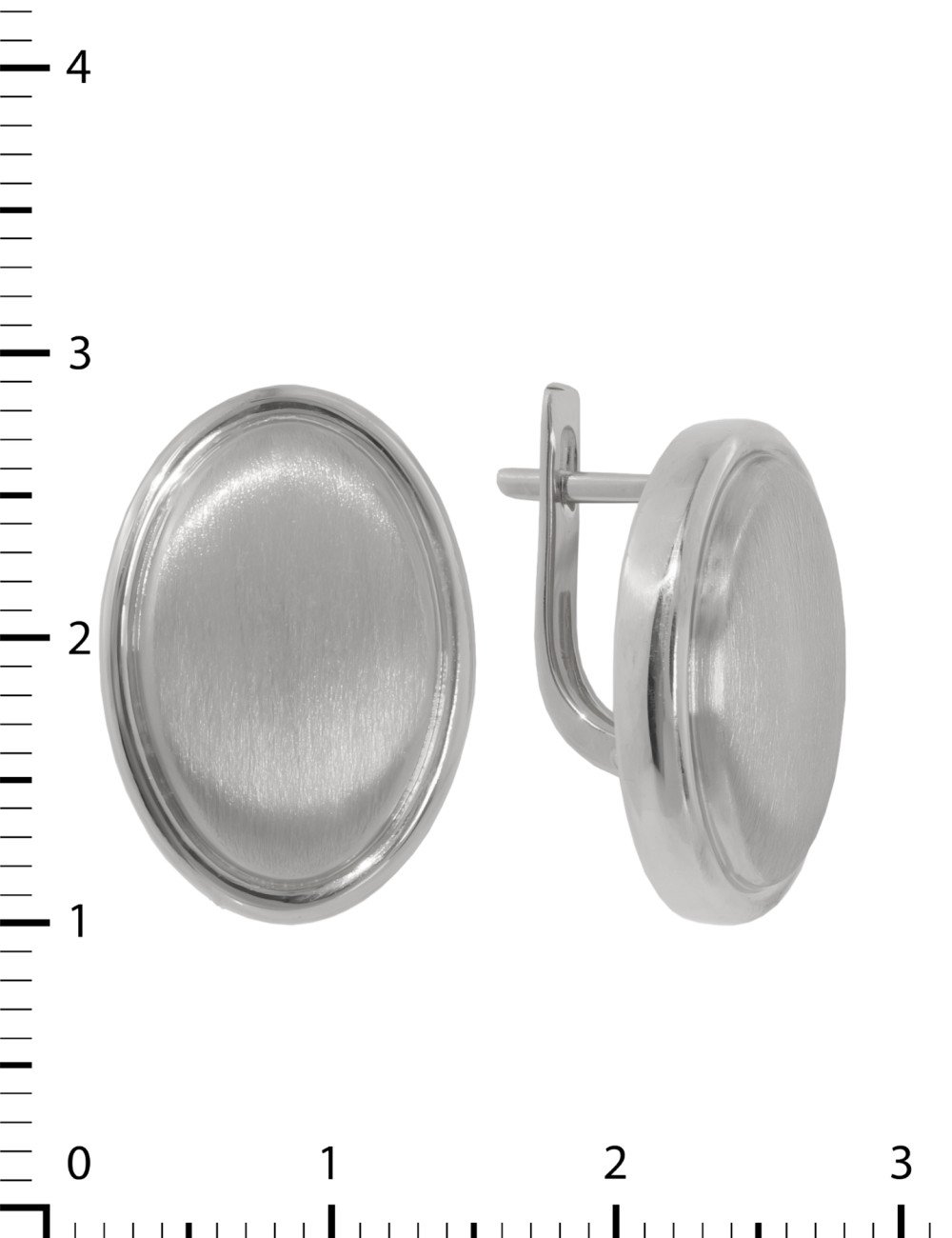 Серьги из белого золота 585 пробы