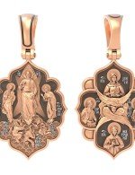 Образок из золота 585 пробы