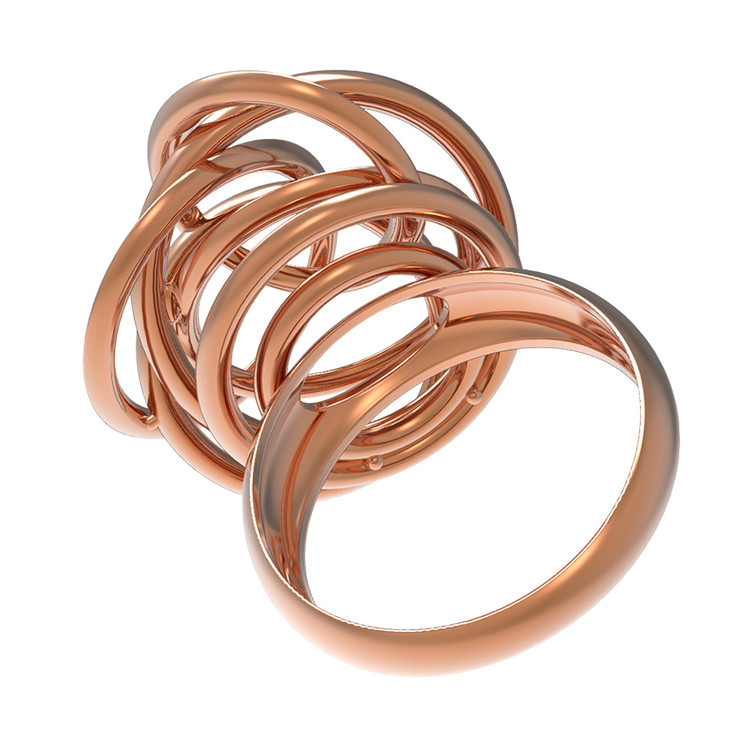 Кольцо из золота c бриллиантами