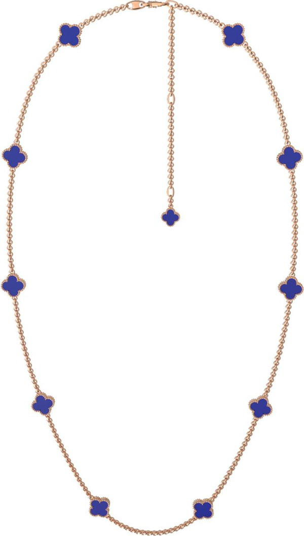 Колье из золота c лазуритом