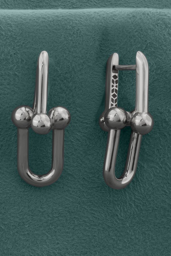 Серьги из белого золота 585 пробы