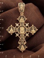 Крест из золота 585 пробы
