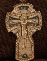 Крест из золота 585 пробы