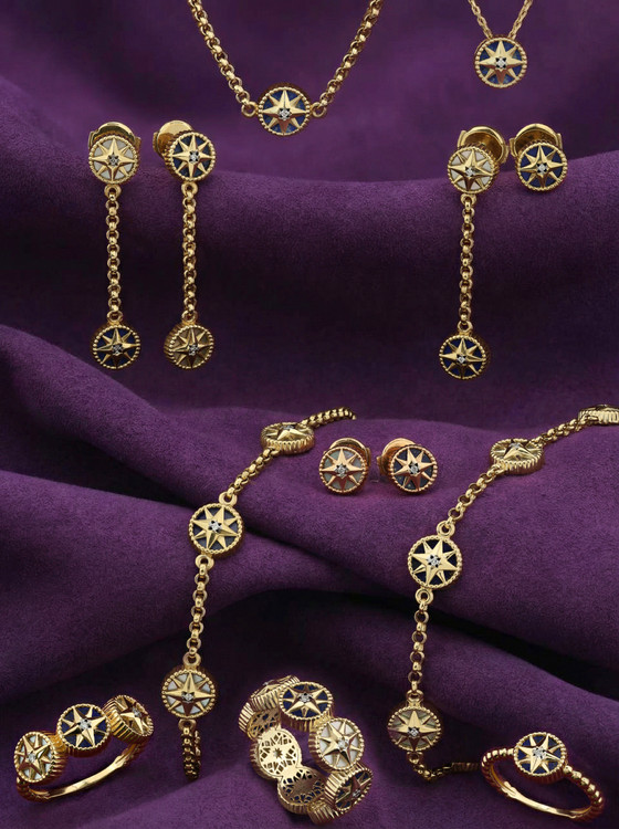 Кольцо из лимонного золота c бриллиантами и лазуритом