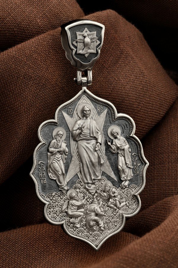 Образок из белого золота