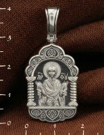 Образок из белого золота 585 пробы