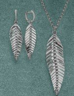 Серьги из белого золота 585 пробы