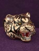 Кольцо из золота 585 пробы c эмалью